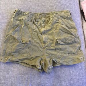 American Eagle Outfitters Women's Green Cargo Shorts